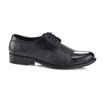 Mixed Texture Derby // Black (US: 7.5)