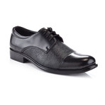 Mixed Texture Derby // Black (US: 7.5)