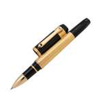 Tibaldi Excelsa Rollerball Pen // Rose Gold + Black