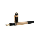 Tibaldi Excelsa Fountain Pen // Rose Gold + Black