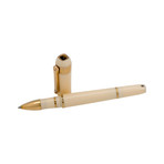 Tibaldi Divina Rollerball Pen // Rose Gold + Ivory