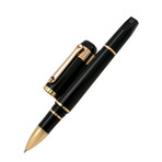 Tibaldi Divina Rollerball Pen // Rose Gold + Black