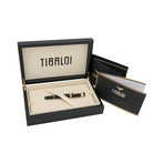 Tibaldi Divina Rollerball Pen // Rose Gold + Black