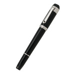 Tibaldi Divina Rollerball Pen // Platinum + Black