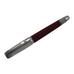 Tibaldi Bentley Azure Rollerball Pen // Hotspur Red Leather