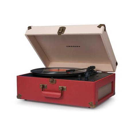Keepsake USB Turntable // Red + Cream
