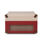 Keepsake USB Turntable // Red + Cream