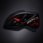 Turn Indicator Helmet // Black + Red (Large)
