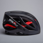 Turn Indicator Helmet // Black + Red (Large)