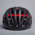 Turn Indicator Helmet // Black + Red (Large)