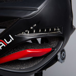 Turn Indicator Helmet // Black + Red (Large)