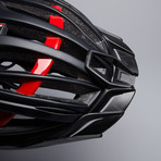 Turn Indicator Helmet // Black + Red (Large)