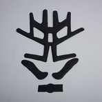 Turn Indicator Helmet // Black + Red (Large)