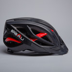 Turn Indicator Helmet // Black + Red (Large)