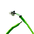 Tangle Free Earbuds // Mel B Signature Series (Glo Green)