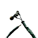 Tangle Free Earbuds // Mel B Signature Series (Gunmetal Gray)