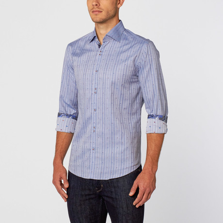 Stone Rose // Dock Button-Up // Ash Blue (2XL)