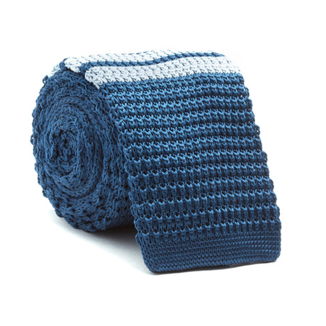 Knit Tie // Blue