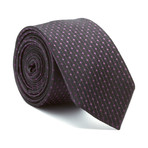 Polka Dot Tie // Purple + Black