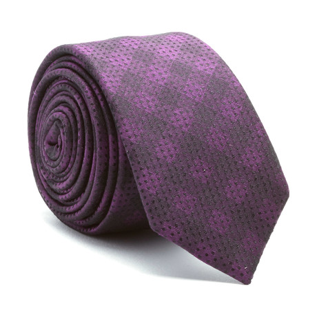 Plaid Tie // Purple