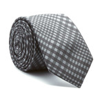 Plaid Tie // Charcoal