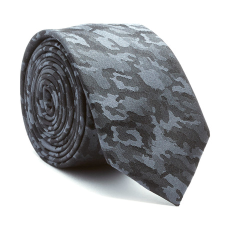 Camo Tie // Charcoal