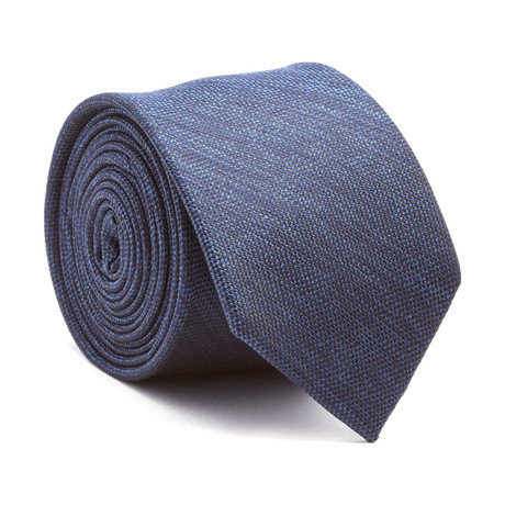 Textured Tie // Navy