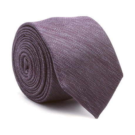 Textured Tie // Purple