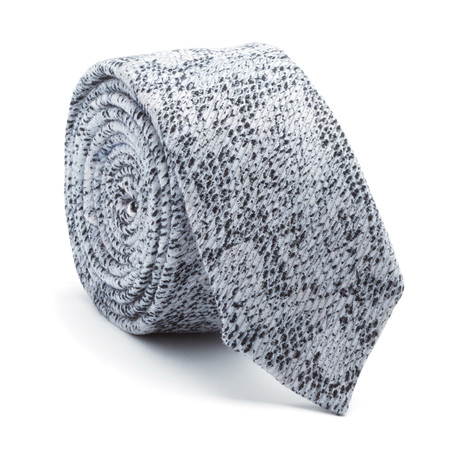 Snake Skin Tie // Grey