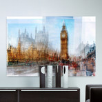 Big Ben Painting Print on Wrapped Canvas (12"H x 18"W  x 1.5"D)