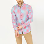 St. Lynn // Bailey Button-Down // Light Blue + Pink Gingham (L)