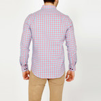 St. Lynn // Bailey Button-Down // Light Blue + Pink Gingham (L)