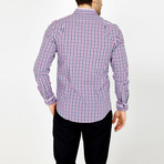 Wells Gingham Button-Up // Purple + Black (S)