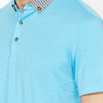 Gabano // Bone Polo Shirt // Light Blue (M)