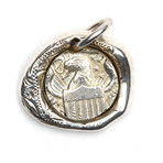 Cut-Out Coin Pendant + Chain (Chain Length: 18")