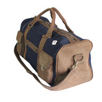 Leather + Denim Travel Bag