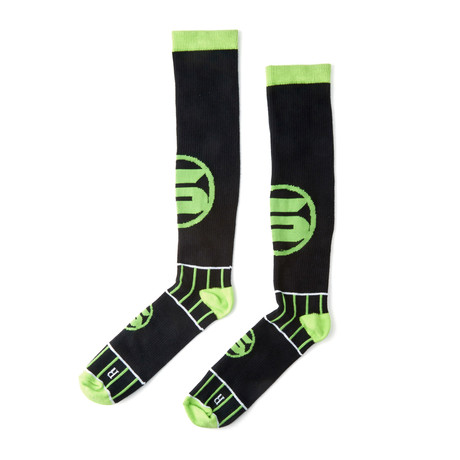 Specimen Fitness // Compression Sock // Black + Green