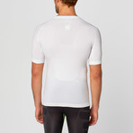 Comfort Compression Short-Sleeve Top // White (XL)