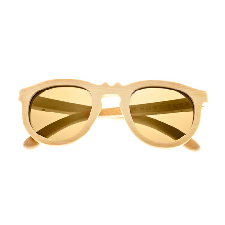 Venice Sunglasses (Bamboo Frame // Gold Lens)
