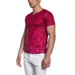 MCR Moda Crise // Geometric Tee // Claret Red (M)