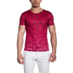 MCR Moda Crise // Geometric Tee // Claret Red (M)