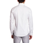 Hidden Button Shirt // White (M)