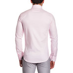 Hidden Button Shirt // Pink (XL)