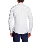 Button-Down Shirt // Parrots + White (XL)