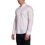 MCR Moda Crise // Button-Down Shirt // Pink Basket Weave (M)