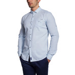 Patch Pocket Button-Down Shirt // Blue (S)