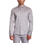 Button-Down Shirt // Grey (XL)