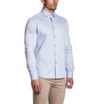 Button-Down Shirt // Blue (L)