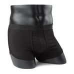 Boxer Brief // Classic Black + Blue Dove // Pack of 2 (L)