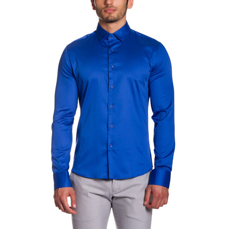 Button-Down Shirt // Royal Blue (S)